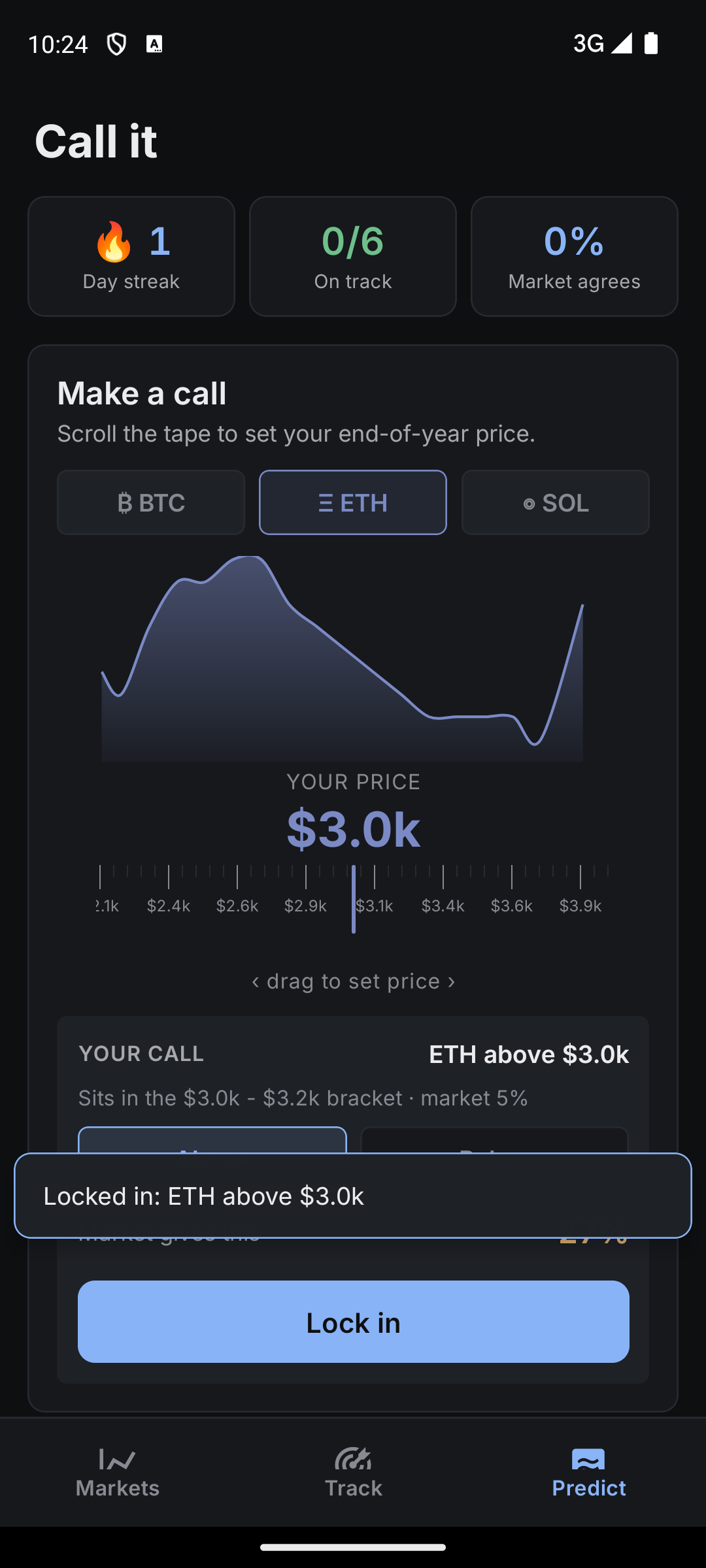 Lock-in feedback